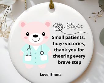 Pediatric nurse ornament gift, Personalized rn nurse ornament gift, nurse appreciation gift, New Nurse Gift, Graduation Gift, rn keepsake