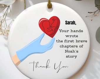 Nicu nurse ornament gift, rn nurse appreciation gift, Custom Neonatal ICU Nurse Ornament,New Nurse graduation Gift,Nicu Nurse Christmas gift