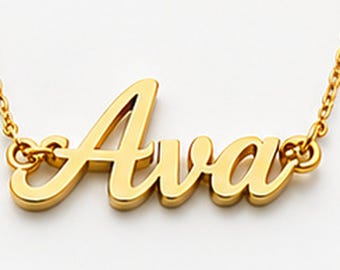 Personligt namnhalsband Unikt smycke Gåva, Initialhalsband, Julklapp, Gåva till Syster Födelsedag Oförglömlig Gåva till Dotter