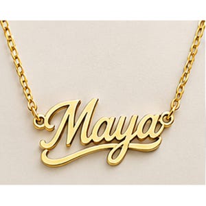 Custom Script Name Necklace: Sterling Silver Personalized Pendant