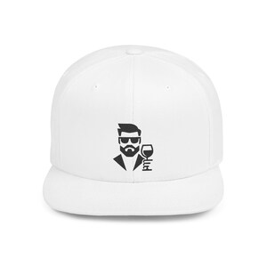Stylish Flat Bill Snapback Cap for Trendsetters, Custom Graphic Hat for Men, Casual Streetwear, Cool Fashion Accessory, Gift for Him