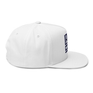 Stylish Flat Bill Cap, Trendy Snapback Hat, Embroidered Baseball Cap, Unisex Cap Gift, Casual Headwear for All Occasions
