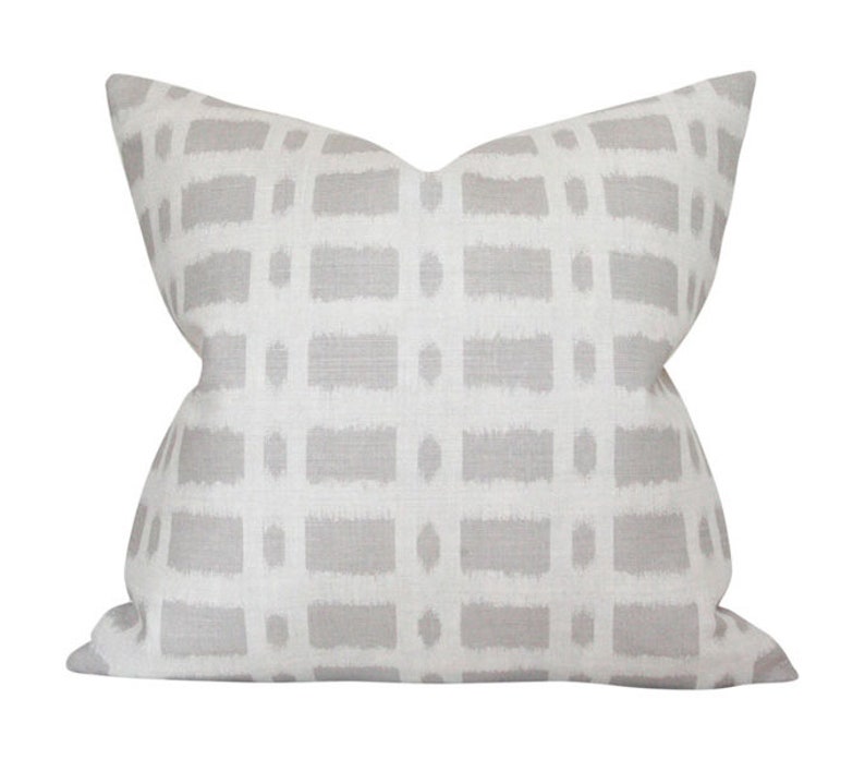 Townline Road Taupe Schumacher Designer Pillow Cover Etsy