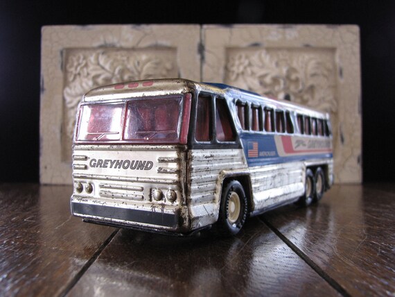 vintage greyhound bus toy