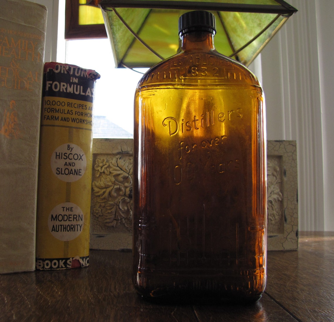 Vintage Brown G & W Liquor Bottle / Free Shipping to Canada Etsy