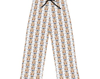 Pijama de nutria con corazón esponjoso para mujer / Estampado de linda criatura marina