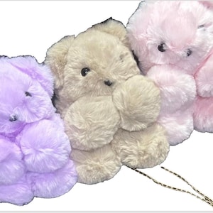 Cute Plush Teddy Bear Purse