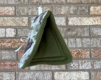 Cozy  "Over the Perch" Bird Tent Anti-Pill Fleece for Conures, Lovebirds, Parakeets and more! Depending on size ordered.
