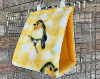 Cozy Bird Hut, Bird Tent for Parrotlets, Lovebirds Parakeets, Cockatiels, Conures, Quakers and more!