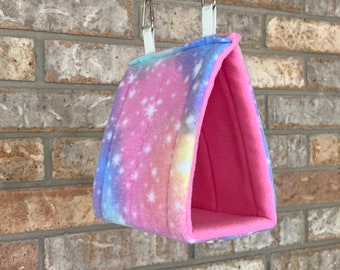 Cozy Bird Hut, Bird Tent for Cockatiels, Conures, Quakers and more!