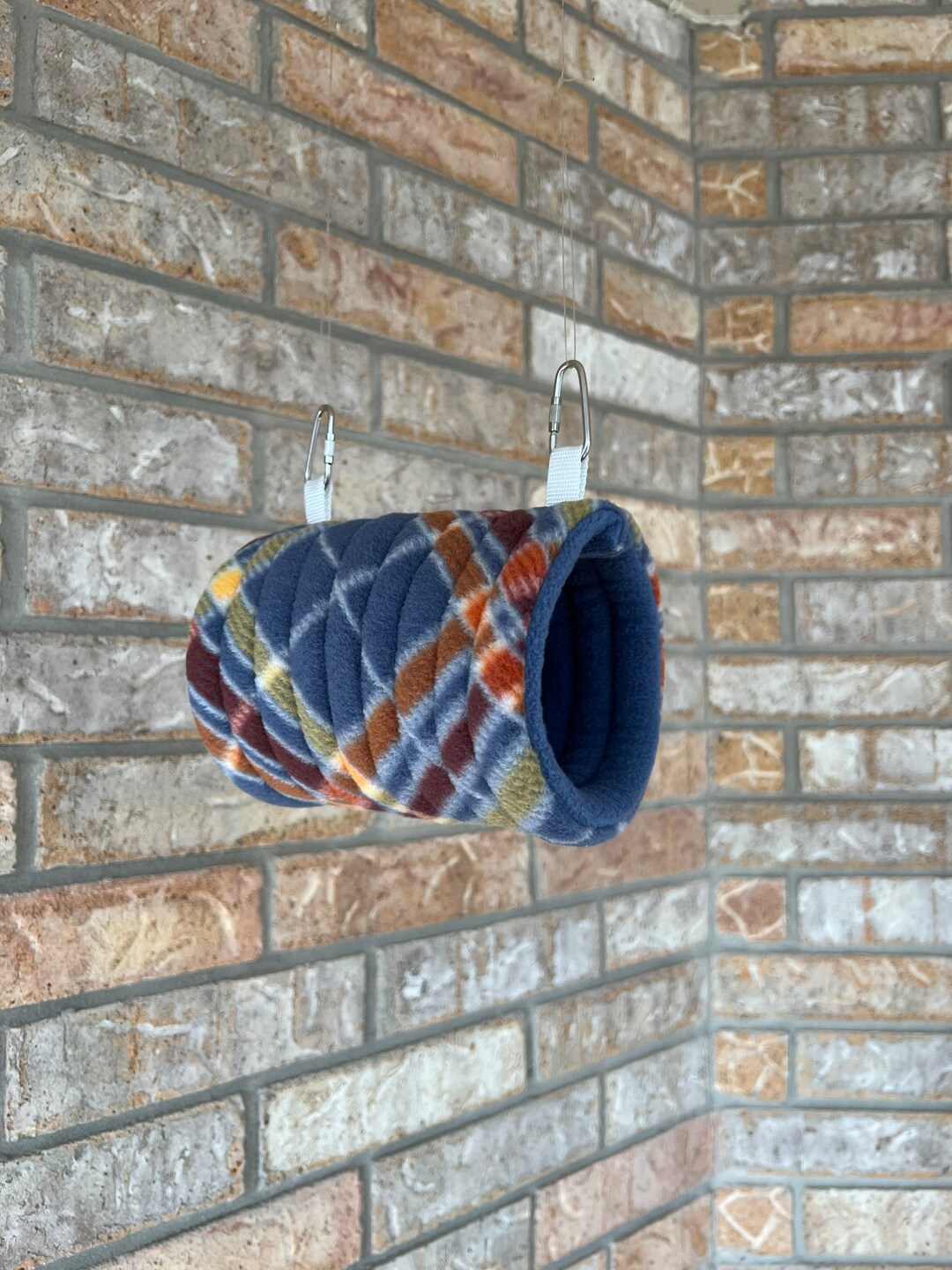 Cozy Bird Tunnels, Quilted Fleece Hideaway for Any Smaller Birds