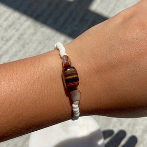 Earthy Handmade Beaded Bracelet