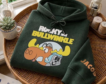 Vintage 1991 Rocky & Bullwinkle Taco Bell T-shirt - Single