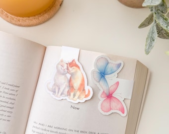 Set of 2 Magnetic Bookmarks, Barbie Princess and the Pauper Bookmark Set, Double Sided Laminated Holographic Bookmark Gift for Readers