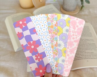 Floral Bookmark Set | Daisy Bookmark Set | Cute Flower Bookmark | Aesthetic Bookmark Set | Spring Summer Bookmark | Book Lover Gift