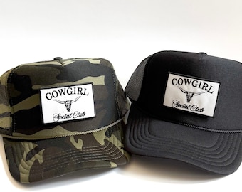 Cowgirl Social Club Patch Adult Trucker Hat