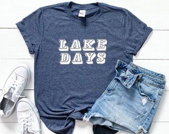 Lake Days Graphic Tee | boat | boating | water | summer | sun |  tshirt | sweatshirt | short sleeve | beach