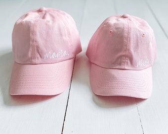 Pink Mama & Mini Baseball Hats | Adjustable | Mommy and Me  display picture 2