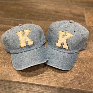 Gorro Vaquero Claro Talla Niño con Parche Letra K