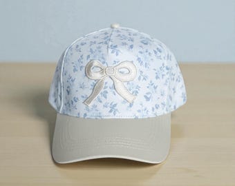Pastel blue floral vintage hat Mr Hi main image 2