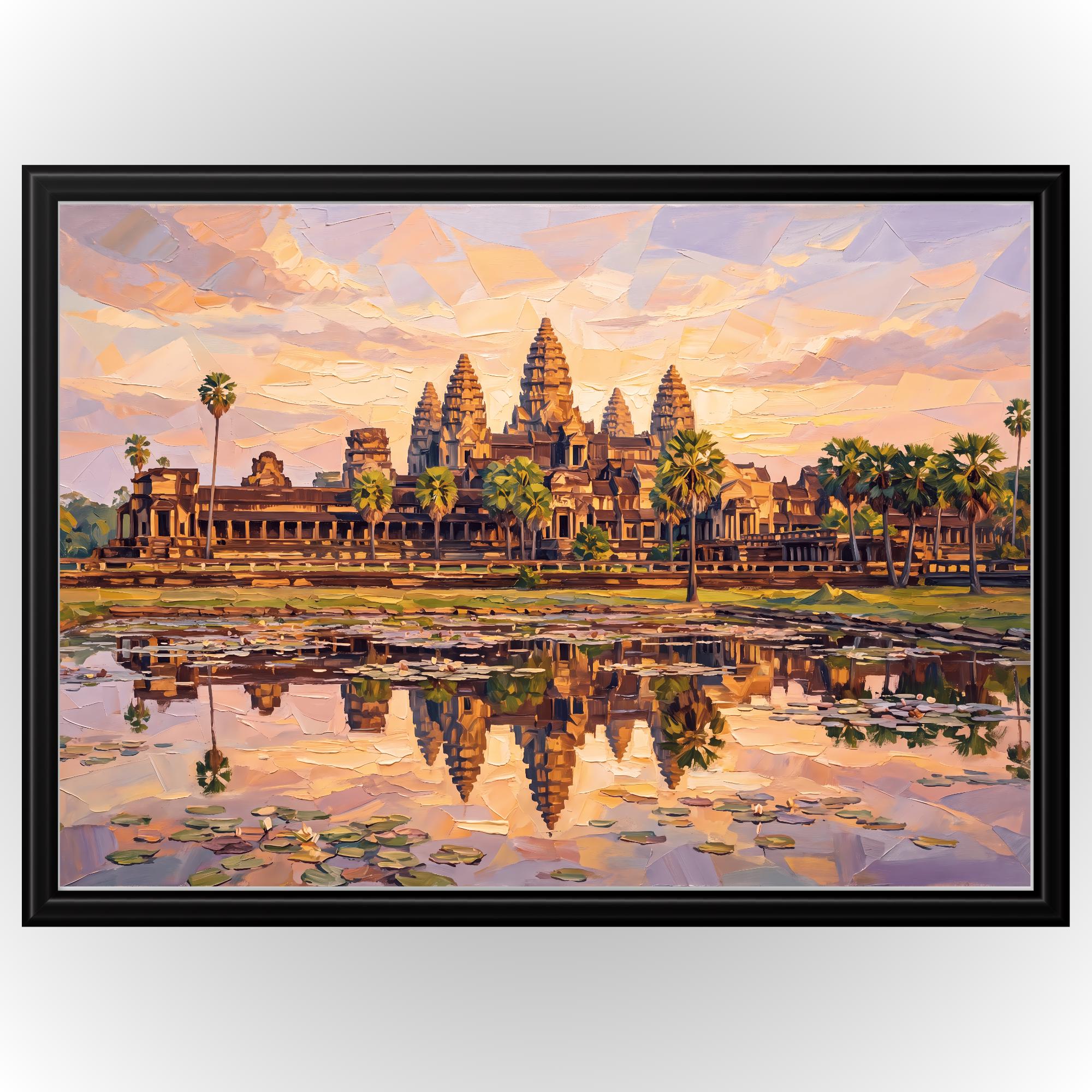 Cambodian oil painting - Etsy 日本