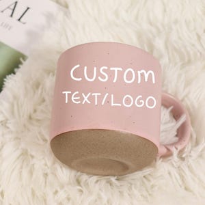 Custom Ceramic Mug, Engraved Logo Coffee Mug, Tea Cup, Ceramic Mug, Personalize Mug with Company Logo, Engraved Logo Mug, Employee Gifts