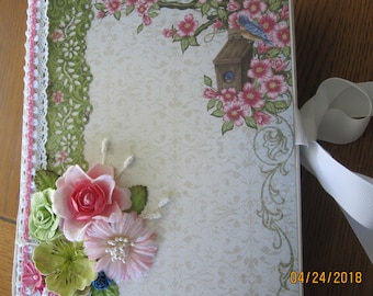 Birds and Blooms Album/Scrapbook