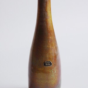 Modernist Dutch Studio Pottery Bottle Vase 70s image 2