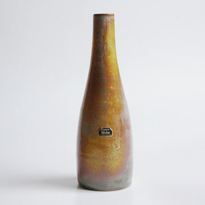 Modernist Dutch Studio Pottery Bottle Vase 70s image 1