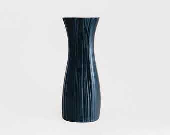 Mid Century  Bisquit Black Vase by M.Freyer  for Rosethal, 1960s