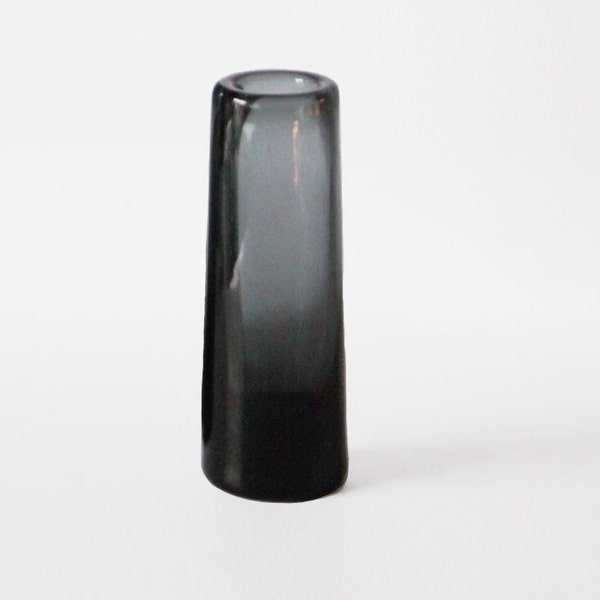 Per Lutken - Grey Little Glass Vase for Holmegaard 60s - Rare