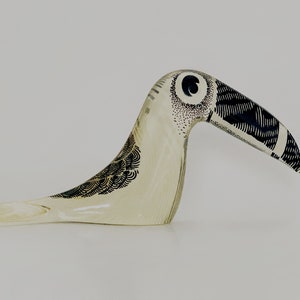 Mid Century Large Abraham Palatnik  Lucite Bird Toucan Figurine - 60s
