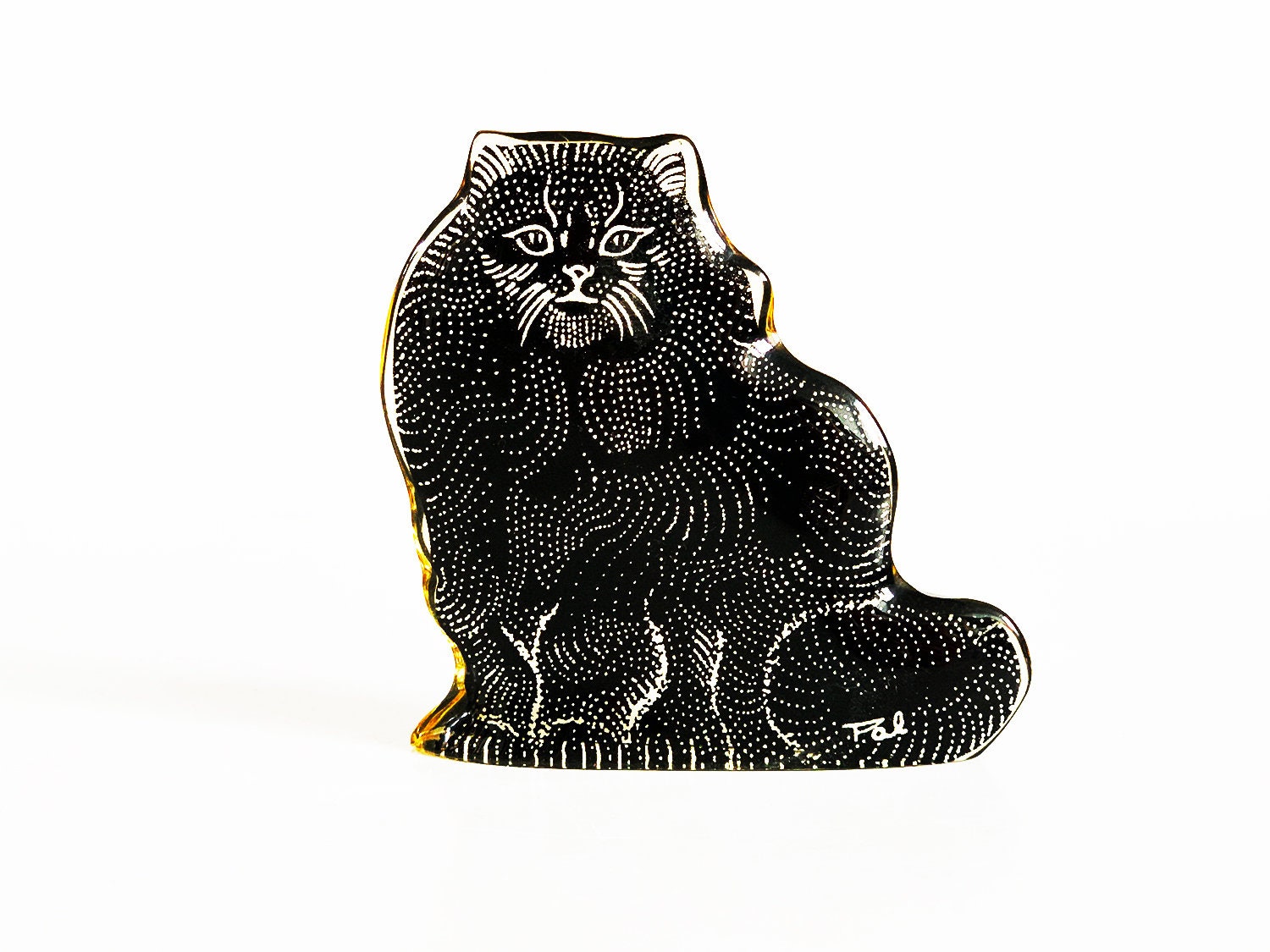 Abraham Palatnik Lucite Black Cat Figurine 60s Etsy Abraham Palatnik Lucite Black Cat Figurine 60s Etsy