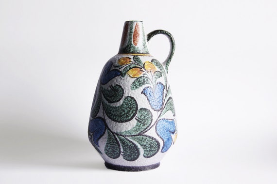 Ruscha_「Enzian」_320/3 Vintage Collectors Item Tall Vase Ruscha Enzian 320/4 50s - Etsy UK