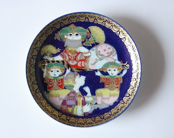 Vintage Wall Plate Aladdin Serie (6) - Bjørn Wiinblad for Rosenthal