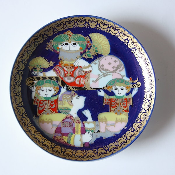 Vintage Wandplatte Aladdin Serie (6) - Bjarn Wiinblad für Rosenthal