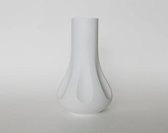 Mid Century  White  Bisque Op Art Vase - Hutschenreuther, 1960s