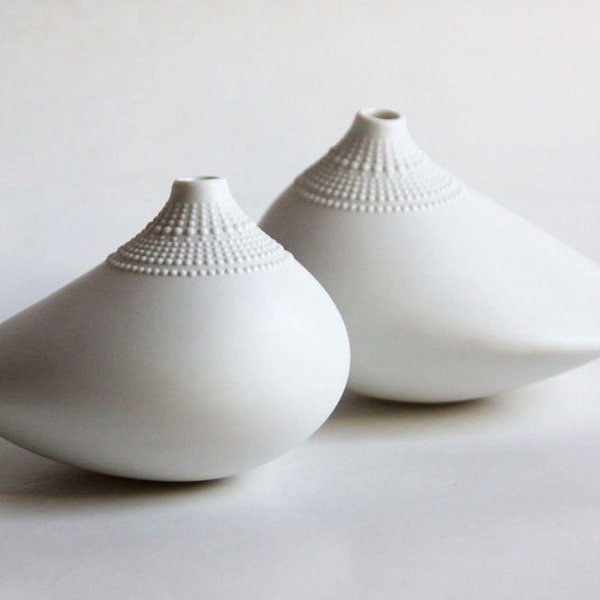 Set of Two Pollo Vases - Wirkkala for Rosenthal