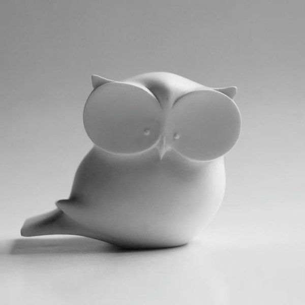 Vintage Italian Owl Figurine - Stonelite