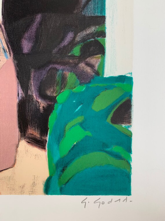 ガブリエル・ゴダールによる美しいヴィンテージリトグラフ - Etsy 日本