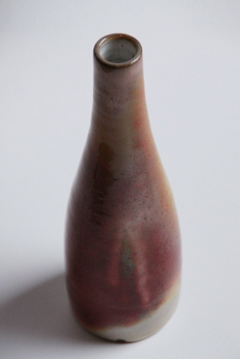 Modernist Dutch Studio Pottery Bottle Vase 70s image 5