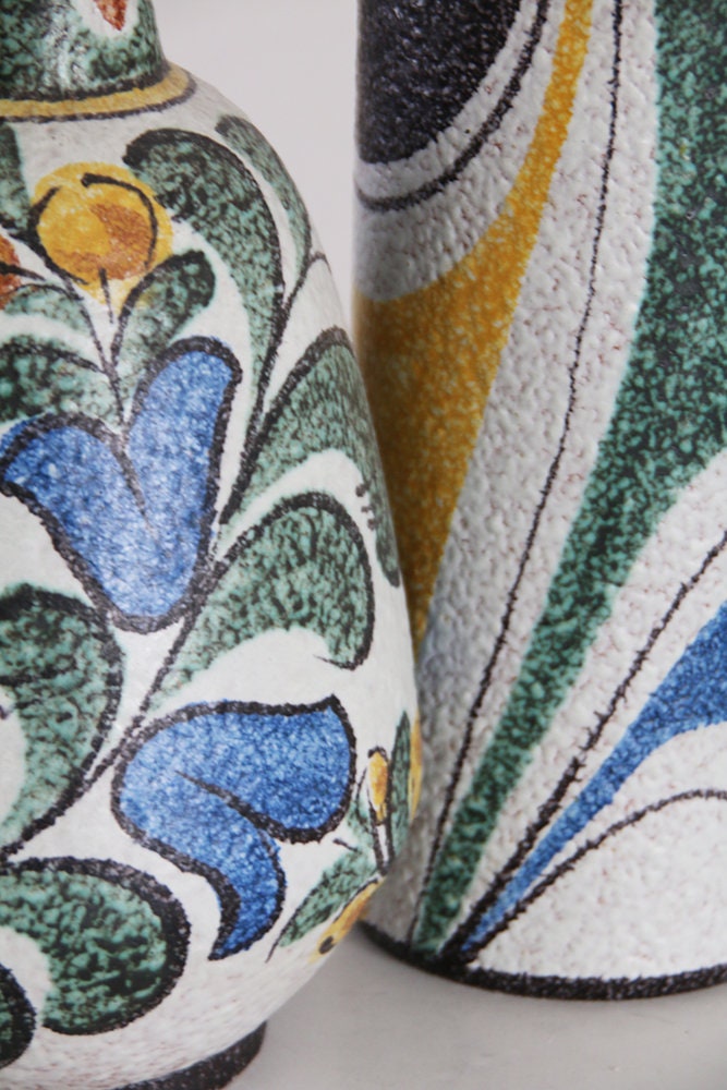 Vintage Collectors Item Tall Vase Ruscha Enzian 320/4 50s - Etsy