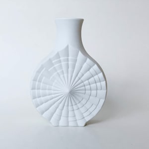 Modernist German Op Art Vase - Hartporzellan Rheinpfalz