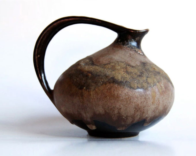Vintage Brown Pitcher Ruscha 313 70s Etsy