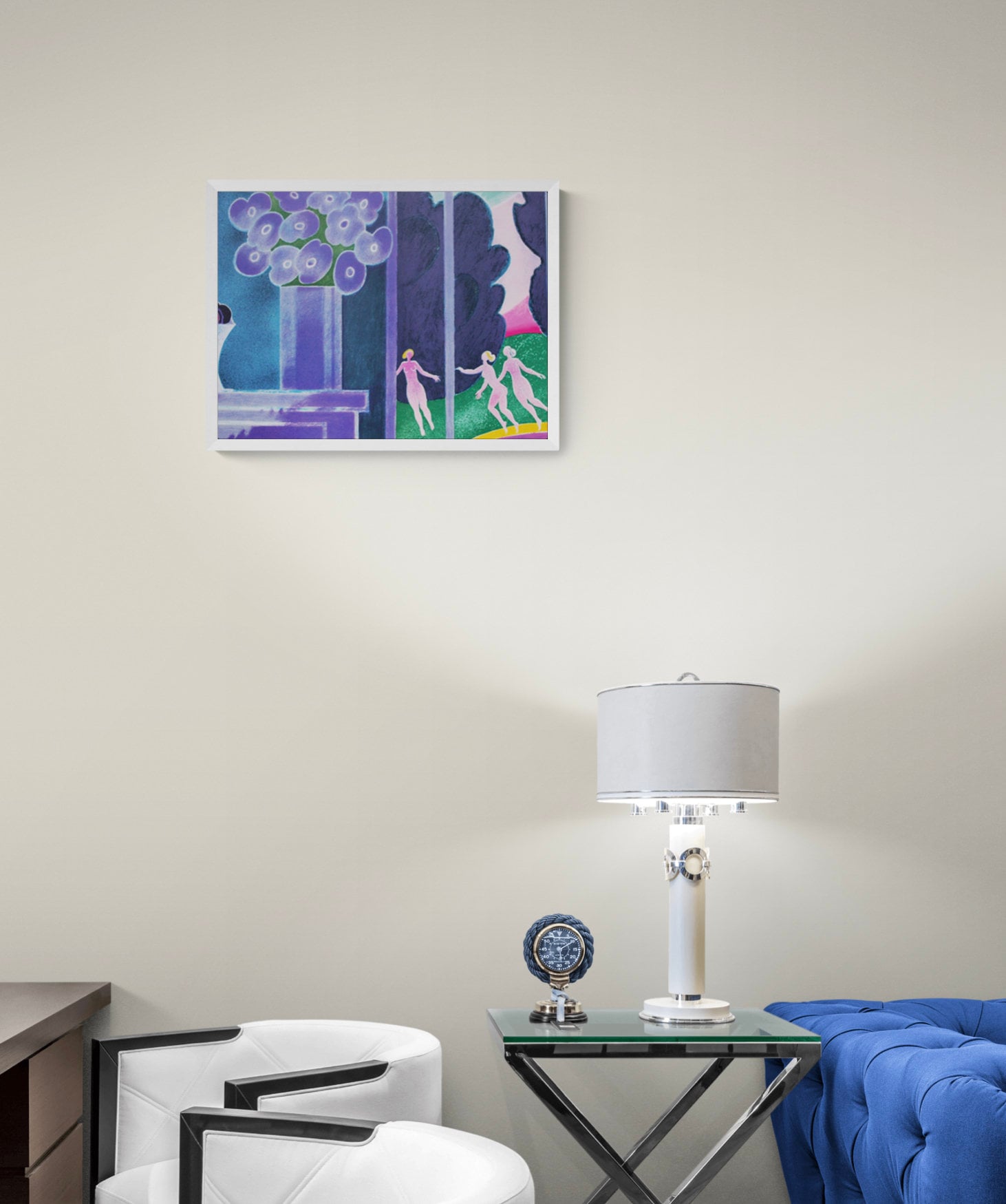 ヴィンテージ リトグラフ「ダンシング アクト」 - アルバート ザヴァロ