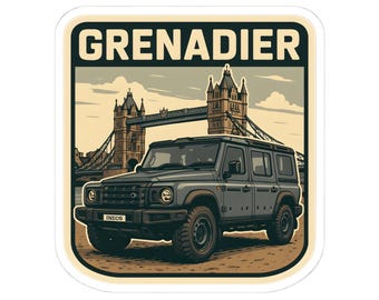 Ineos Grenadier SUV Sticker: Glossy Car Enthusiast Gift