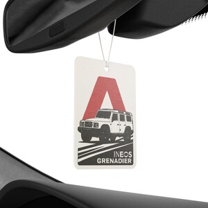 INEOS Grenadier Car Air Freshener: New Car, Pine, Black Ice Scents image 3