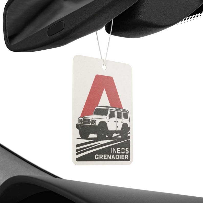 INEOS Grenadier Car Air Freshener: New Car, Pine, Black Ice Scents image 3