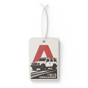 INEOS Grenadier Car Air Freshener: New Car, Pine, Black Ice Scents image 2