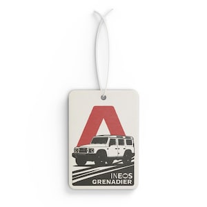 INEOS Grenadier Car Air Freshener: New Car, Pine, Black Ice Scents image 1